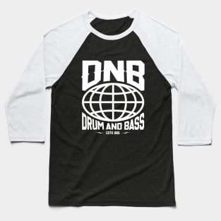 DNB Drum And Bass Retro Future Baseball T-Shirt